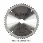 Hoja de sierra circular 165m m de la carpintería multiusos del TCT 48 dientes para cortar el metal