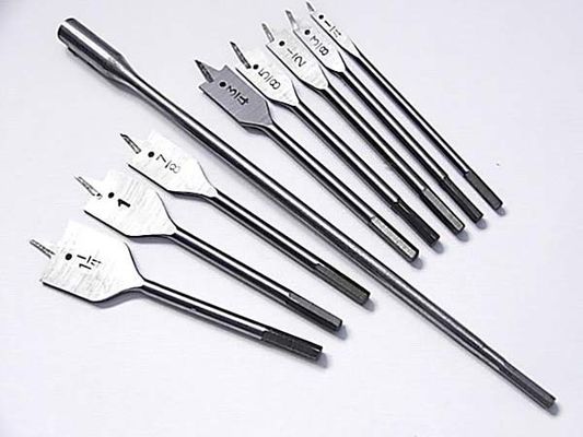 Brocas para madera con vástago hexagonal recubiertas de titanio, estándar DIN 6-40mm