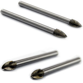 Broca para azulejos de vidrio con punta en cruz YG6X 3mm-20mm vástago redondo