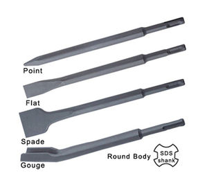 Cincel plano SDS Plus de 40Cr para hormigón 14x250mm