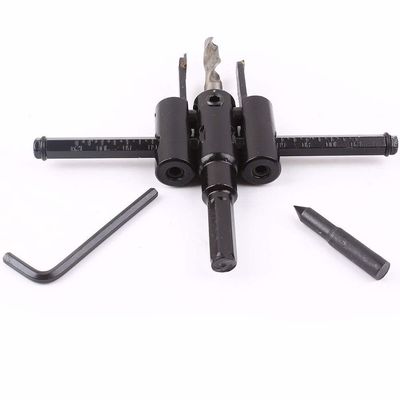 Sierra de corona TCT ajustable de 30-120 mm para carpintería