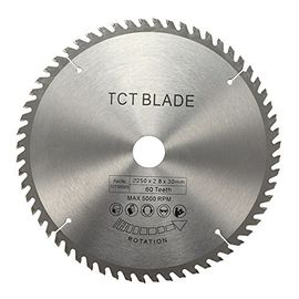 Hoja de sierra circular TCT de 250 mm 60T para corte de madera y metal
