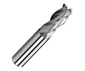 Brocas del HSS de las flautas DIN844 4 para moler de aluminio del acero inoxidable del metal