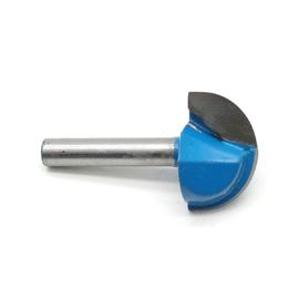 1/4 de pulgada de acero de carburo con punta redonda de la nariz del router