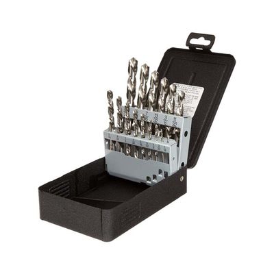 La mano izquierda HSS brocas DIN338 Ámbar acabado en forma recta