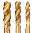 Golpecitos espirales de la máquina del tornillo DIN376 HSS del titanio de la flauta