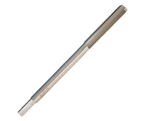 Macho para tuercas de roscar DIN357 HSS M30, con ranuras helicoidales y espiga cuadrada