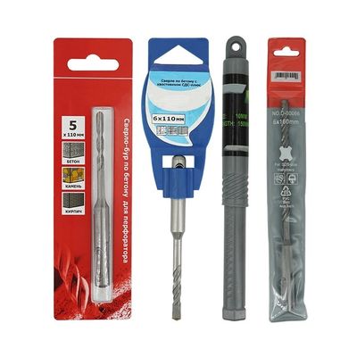 Broca para martillo SDS Plus con punta de carburo de tungsteno para hormigón