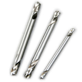 Brocas de taladro HSS de doble extremo totalmente rectificadas para metal, tamaño métrico