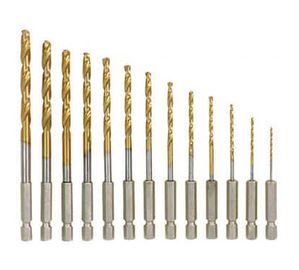 Cambio rápido de hexagonal de las perforaciones HSS de 1-13 mm para el metal