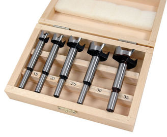 5 piezas de acero de alto carbono Forstner de perforación conjunto 15-35mm