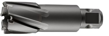 Sierra de corona TCT 12-60mm con vástago Weldon para vías férreas