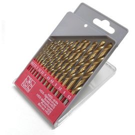 brocas de la torsión del HSS del acero de alta velocidad 13PCS fijadas para el metal con Ti-revestido