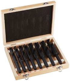 Juego de brocas con vástago hexagonal HSS de 8 piezas para taladrar metal