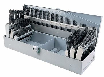 Sistema de la broca del HSS en el índice de acero 115-Piece con brillante acabado