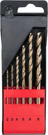 Juego de brocas HSS 6 piezas 2mm-8mm para metal de acero inoxidable