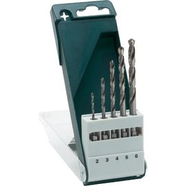 Estuche de plástico revestido Titanium de las brocas del HSS para el metal con brillante acabado