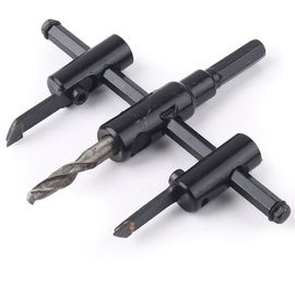 Kit de sierra de agujero ajustable de 30 mm-120 mm para madera con hojas TCT