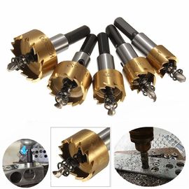 Juego de 5 sierras de corona HSS 16-30mm con recubrimiento de Ti para taladrado de metal