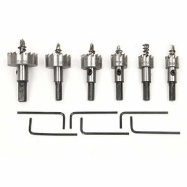 Kit de 6 sierras de corona HSS 6542 para corte de acero inoxidable