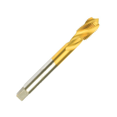 Golpecitos espirales de la máquina del tornillo DIN376 HSS del titanio de la flauta